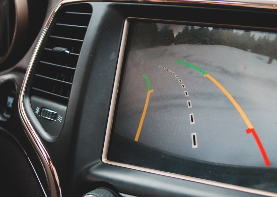 Pantalla interior vehículo