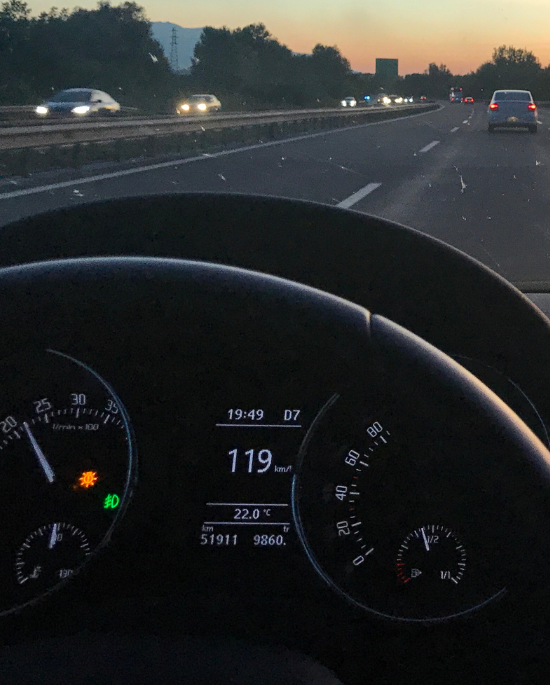 Cuadro de mandos vehículo