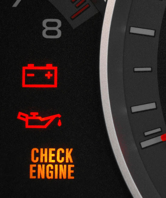 Luces fallo vehículo
